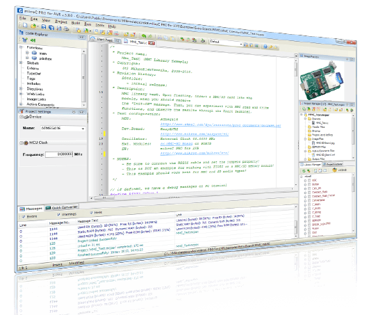 mikroC PRO for AVR - C compiler for Atmel AVR microcontrollers