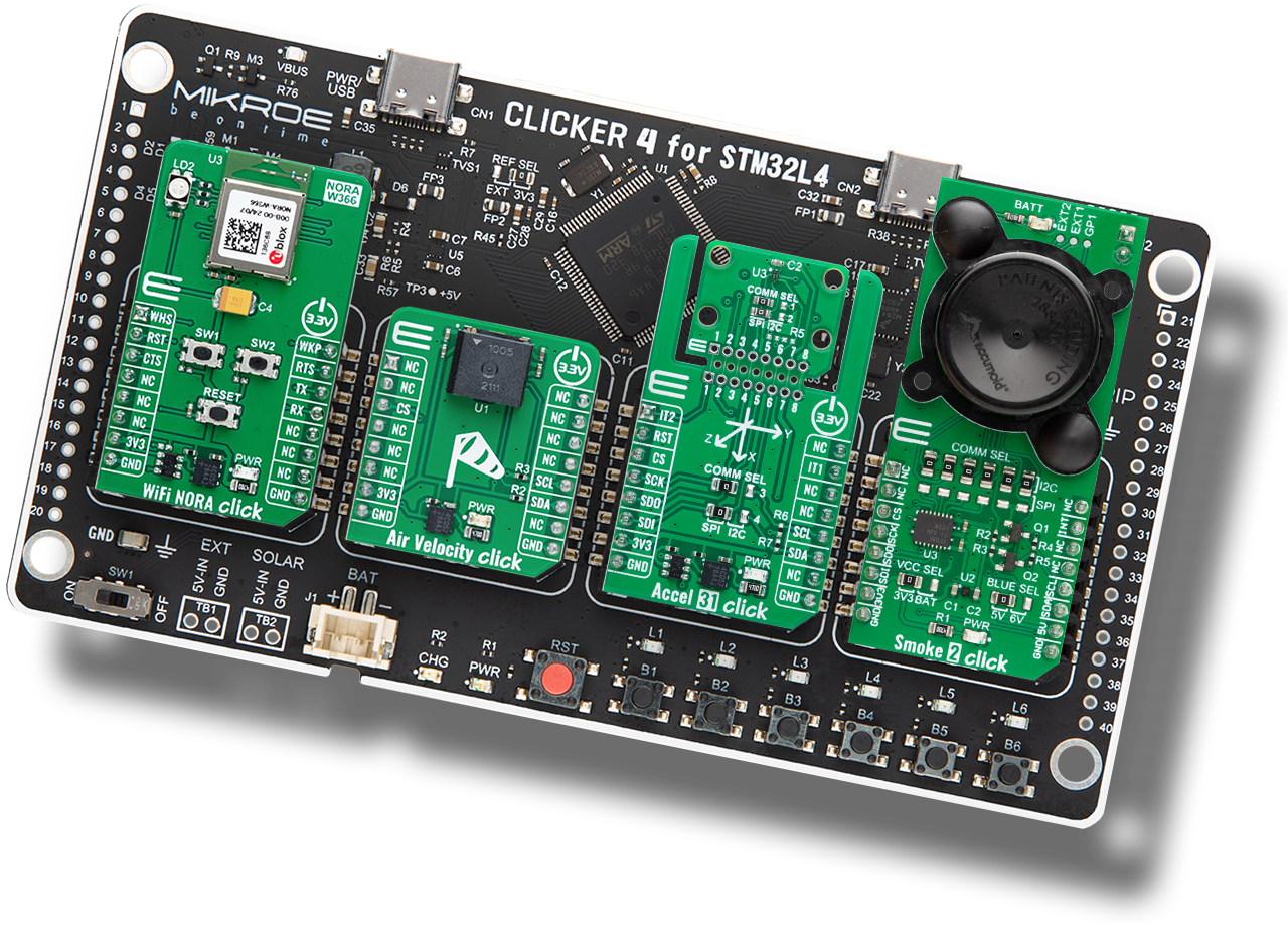 Clicker 4 for STM32F745VG